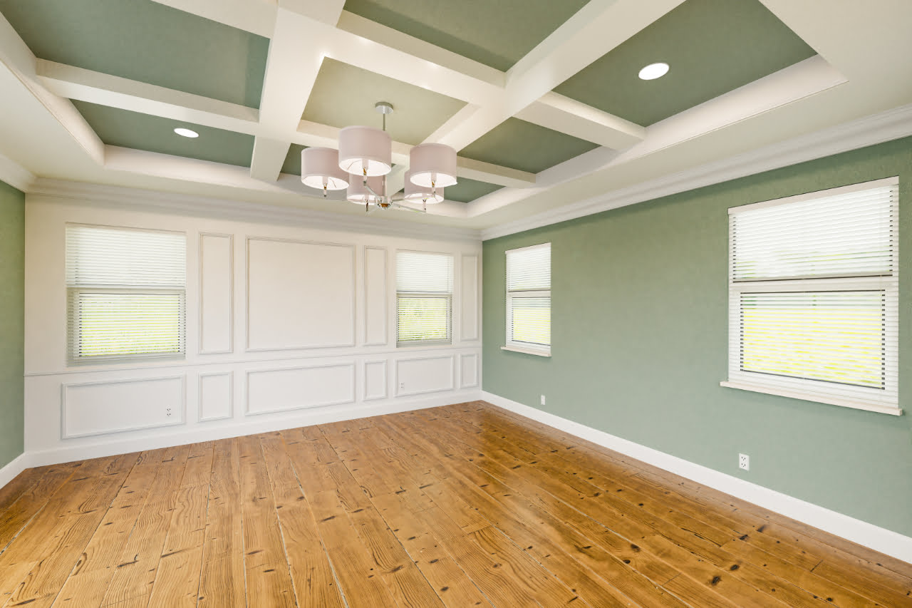 Custom carpentry and crown molding by Maressa Remodeling